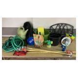 Garden Tools, Watering Can, Hoses, Buckets Group