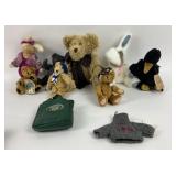 Boyds Bears: Uncle Gus, Hank Crow, Bunny, Bear in