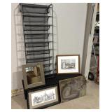 Framed art: Biltmore, Streetcar, Mirror, organizer