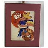Pez Detective Disguise Dispenser Framed Poster