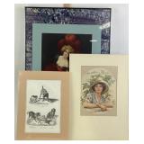 Art Prints, Gilbert Signed Portrait, Dog Engraving