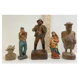 Wooden Carvings: Anri Italian, Mother & Child