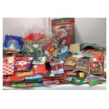Christmas Gift Bags, Bows, Wraps, Storage Bin