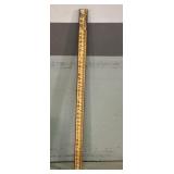 Wood and Metal Survey Leveling Rod