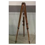 Wood and Metal Surveyor Tripod Stand