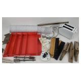 Tool box Insert, 4 Wooden Wedges with Handles, Pro