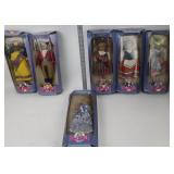 6 New in Boxes Dolls Of All Nations Collection In