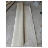 Roll Of Beige Textured Carpet