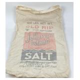 Jefferson Island Salt 100 Lbs Cloth Sack