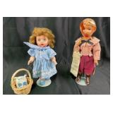 Effanbee Honey Doll and Sunbonnet Sue Cowboy Doll