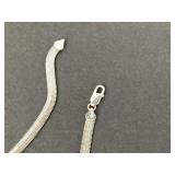 Italian sterling silver herringbone chain