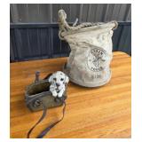 Klein Tools Canvas Bucket, Dog Planter