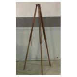 Wood and Metal Surveyorï¿½s Tripod Stand