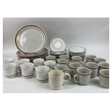 Genuine Stoneware Vanilla Spice Japan dinner