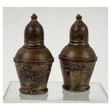 Pair Sterling Weighted Salt Pepper Shakers