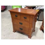 Wood nightstand
