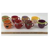 Pillsbury 1970 Character Plastic Mugs Set of 8