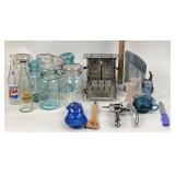 Glass Jars, Bottles, Toaster, Kitchen Tools