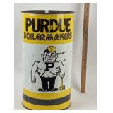 Purdue Boilermakers Metal Waste Can
