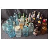 Ball, Drey Mason Jars, Glass Bottles, Pepsi, Coca-