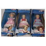 3 Shirley Temple Danbury Mink Collection Dolls Hei