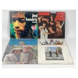 Vinyl Records: Jimi Hendrix Moods, Queen Sheer