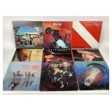 Vinyl Records: Kiss, Meatloaf, Journey, AC/DC Van