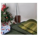 Ohio State Mini Christmas Tree, Afghan long oval r