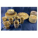 California Pottery Stoneware Dinnerware Set