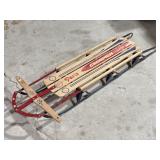 Champion Fastback wood and metal sled