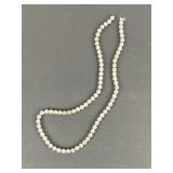 Tiffany & Co Sterling Silver bead necklace. 30