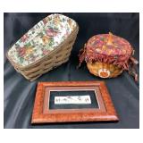 Longaberger Baskets, Framed Art Tile