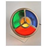 Vintage Mid Century Christmas tree color wheel -