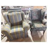2 wingback chairs