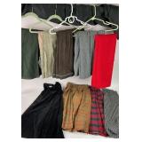 Wool, Cotton, Velvet Skirt Collection, 9 Pieces