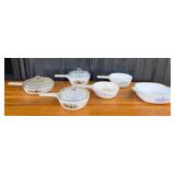 Corning Ware Casserole and Saucepan Set Assorted P