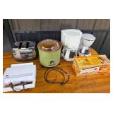 Sunbeam Toaster, Rival Crock-Pot, Oster Grill, Cof