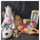 Dolls, Plush Toys, Animal Figurines