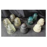 Glass, Porcelain, Hemmingray Insulators