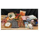 Cinderella VHS, Wooden Wall Clock, Autumn Pillows