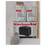KitchenAid Toaster, Bodum French Press Glass Set