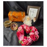 Storybook Dolls, Brass Jewelry Box, Wooden Chest