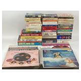 Books and Vinyl LP Records Collection