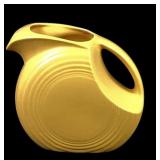Fiesta Yellow Disk Water Pitcher HL USA