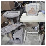 Cat Tower & Cosco High Chair