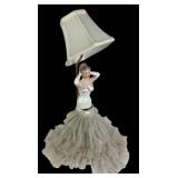 1950's Figural Porcelain Lady Bust Boudoir Vanity