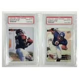2 Football PSA 10 Cards