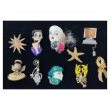 10 Brooches
