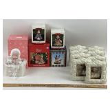 Ceramic Picture Frames, Keepsake Ornaments, Doll