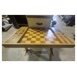 Wooden 2 Sided Game Board With Stand